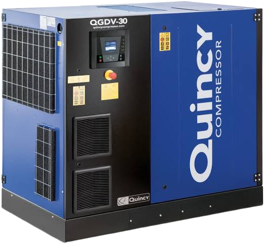 Quincy QGDV-30 rotary screw air compressor