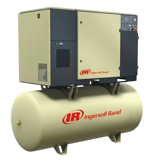 Ingersoll Rand RS22ie rotary screw air compressor with receiver tank