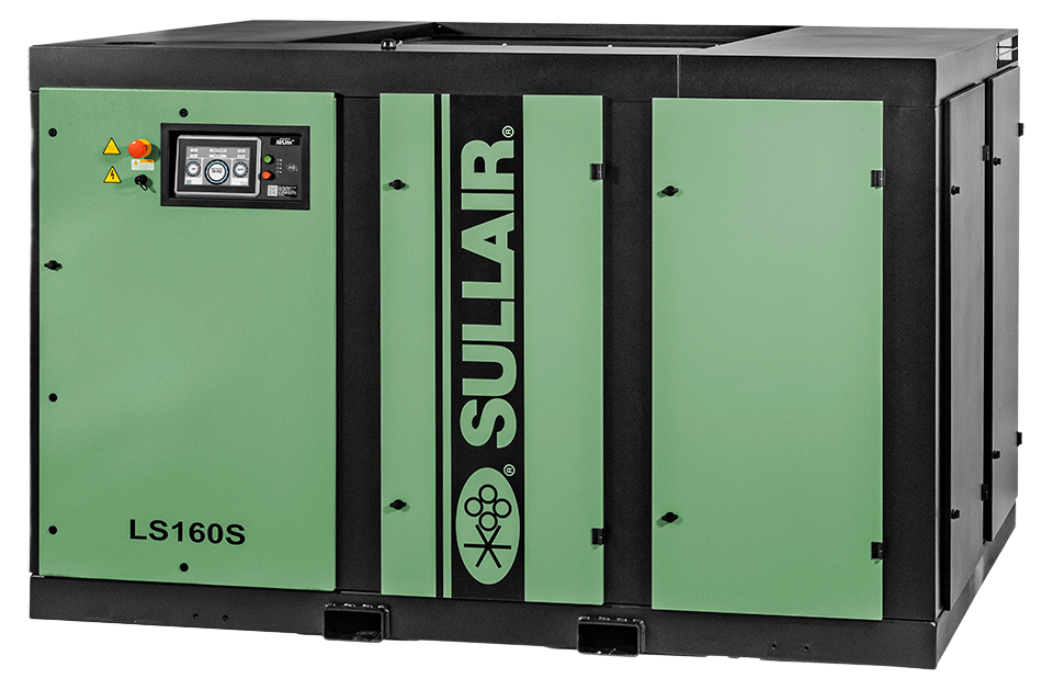 Sullair LS160S rotary screw air compressor