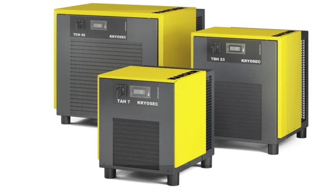 Compact KRYOSEC refrigerated dryers up to 159 scfm — related Kaeser product